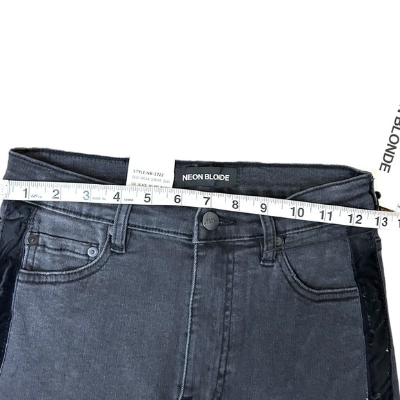 NEON Blonde Bella Stripe Jean - Picture 10 of 12